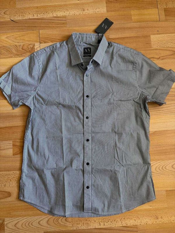 Рубашка мужская Armani Exchange! Новая с бирками! Оригинал A|X! Рубашка мужская Armani Exchange! Новая с бирками! Оригинал A|X!