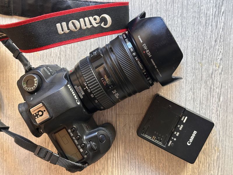 Профессиональная зеркалка от Canon с объективом 24-105 mm F:4 Профессиональная зеркалка от Canon с объективом 24-105 mm F:4