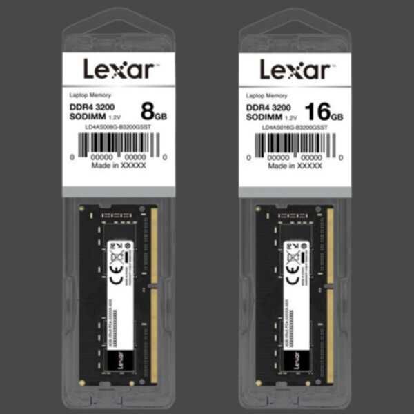 Оперативная память SODIMM DDR4 Lexar 8GB - 16GB - 32GB (3200MHz) Оперативная память SODIMM DDR4 Lexar 8GB - 16GB - 32GB (3200MHz)