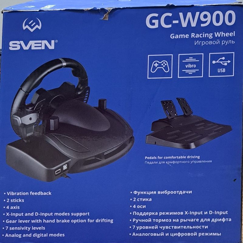 Руль игровой SVEN GC-W900