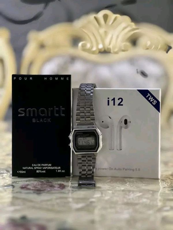 Airpods, casio, Smartblack Airpods, casio, Smartblack