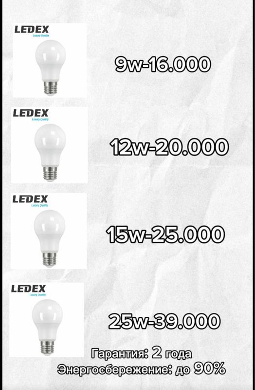 LED-лампочка LEDEX – Надежность и качество!