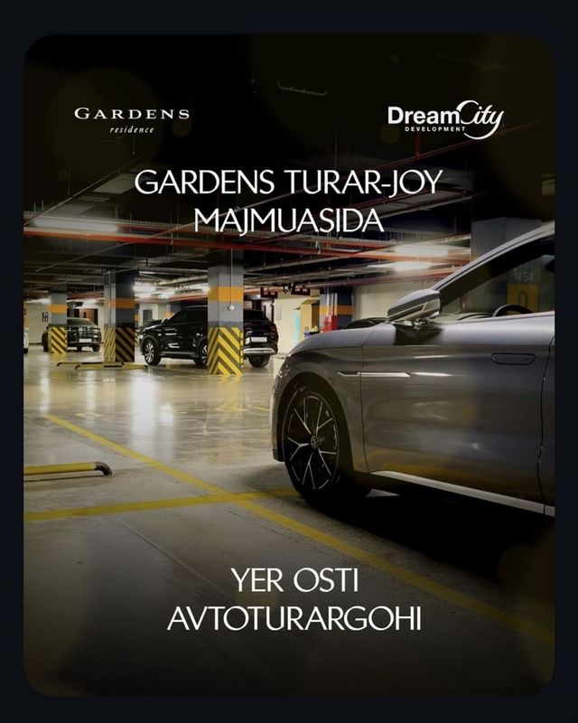 Сдаётся парковка | Gardens Residence (Tashkent City), блок B Сдаётся парковка | Gardens Residence (Tashkent City), блок B