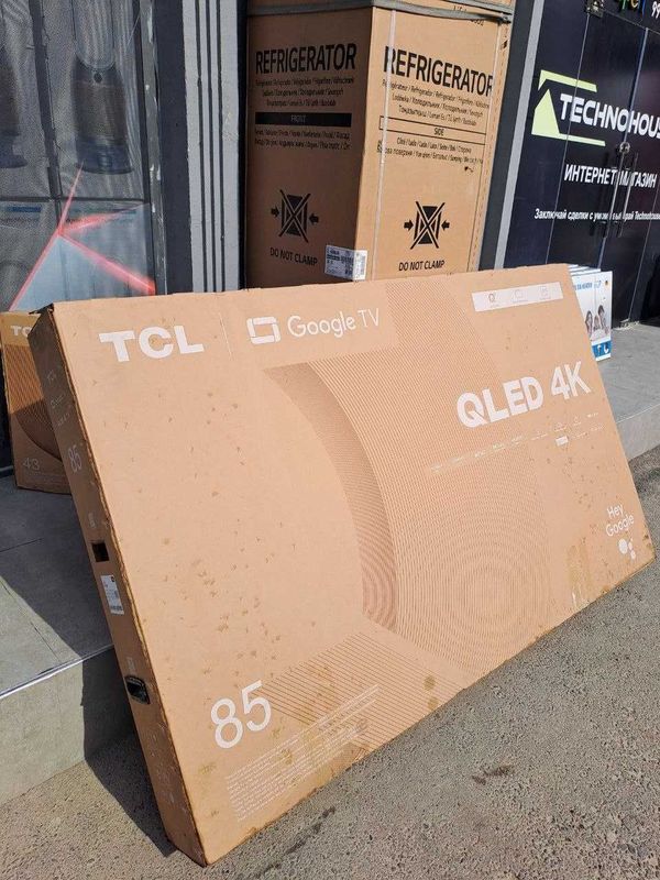 Телевизор TCL 75/85 4K UHD Google TV первый руками доставка бесплатно