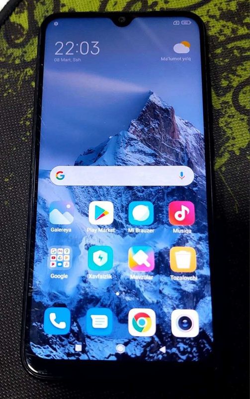 Redmi NOTE 8 4/64 rangi qora