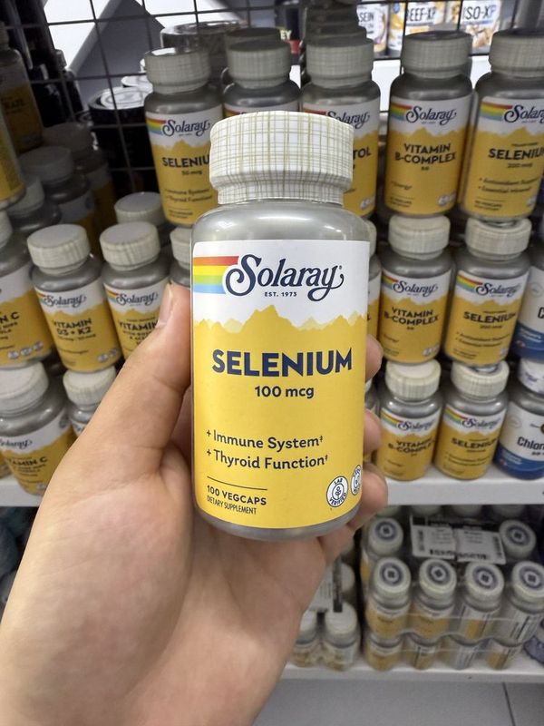 Solaray Selenium 100mcg 100capsules Solaray Selenium 100mcg 100capsules
