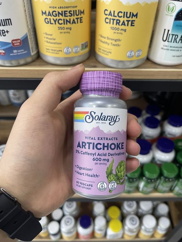 Solaray Artishoke 600 mg per serving 60 капсул