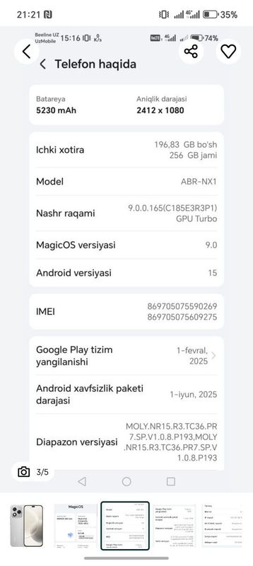 Honor 400 lite ishlashi zor Honor 400 lite ishlashi zor