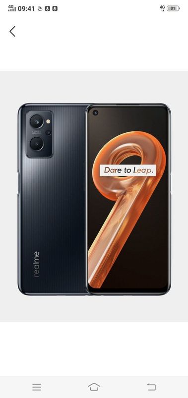 Realme 9i 4/128 black.Yangi New