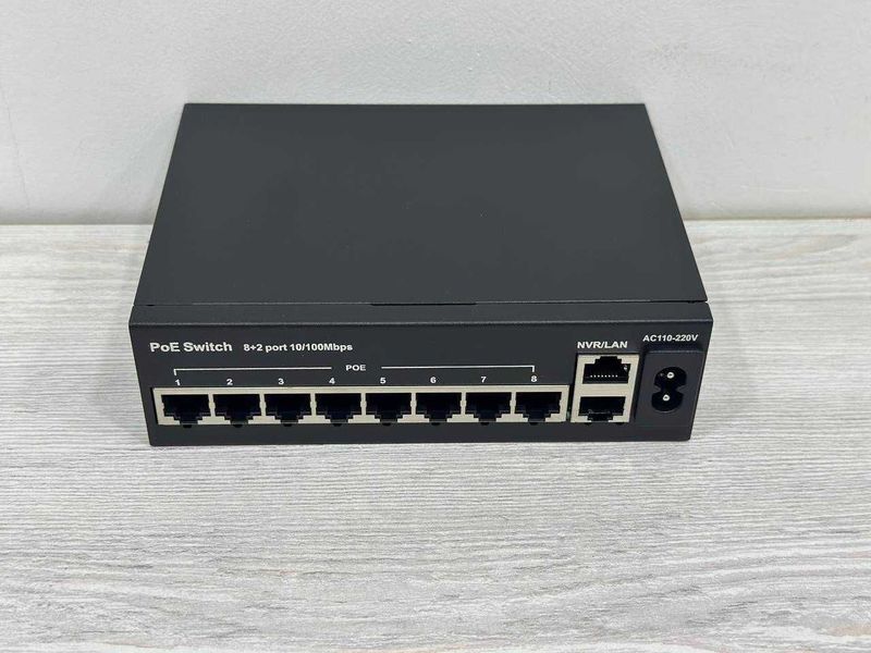 Коммутатор Poe Switch NF1008S (slim) 8+2