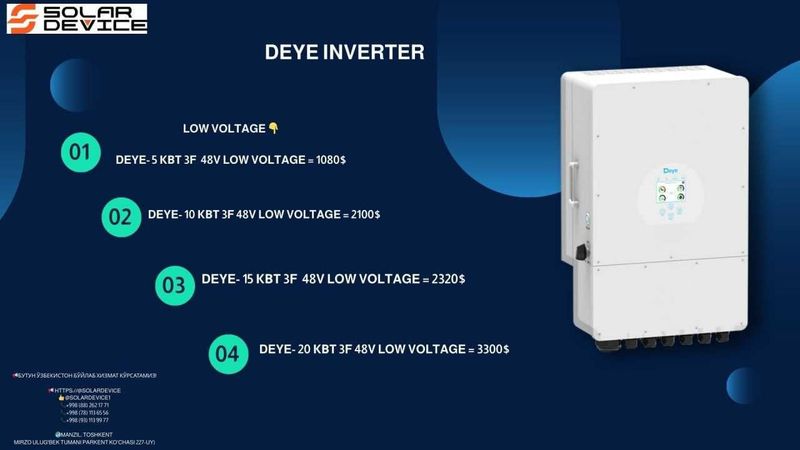 Deye Hybrid 20 Kw Deye Hybrid 20 Kw