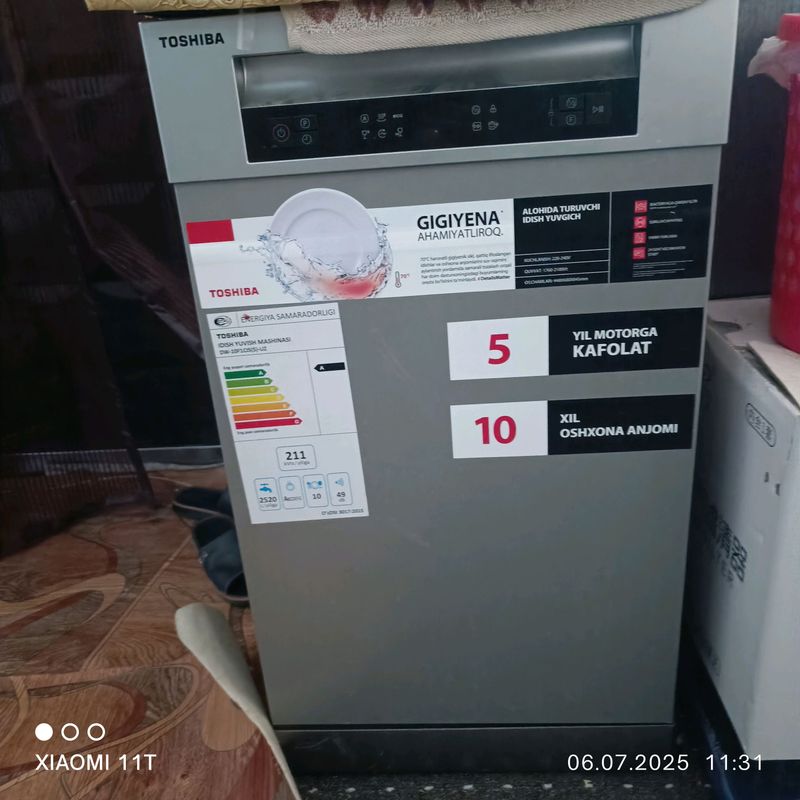 Toshiba yaponsky idish yuvish mashinasi!