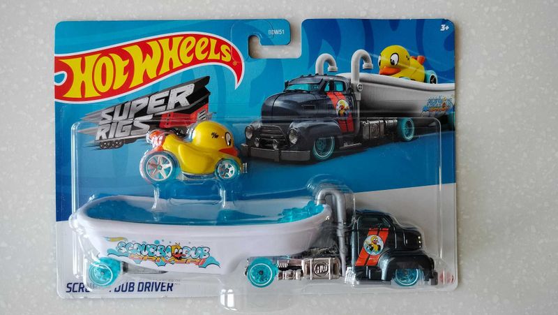 Новый оригинал из США Hot wheels грузовик машинка трейлер