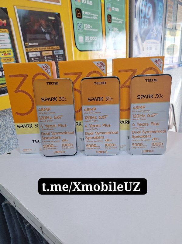Tecno Spark 30C 4+4/128GB Tecno Spark 30C 4+4/128GB
