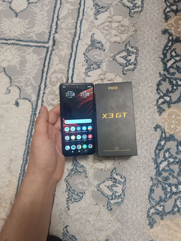 Xiaomi Poco X3 GT 5G 12/256Gb Black Igravoy Flagman Karobka Otlichni