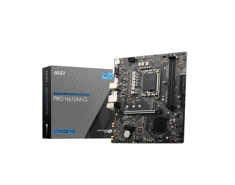 | Материнская Плата MB MSI PRO H610M-G DDR5 | Материнская Плата MB MSI PRO H610M-G DDR5