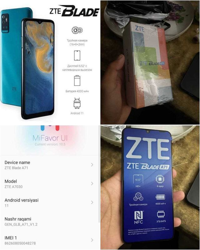 Zte Blade A71 smartfon