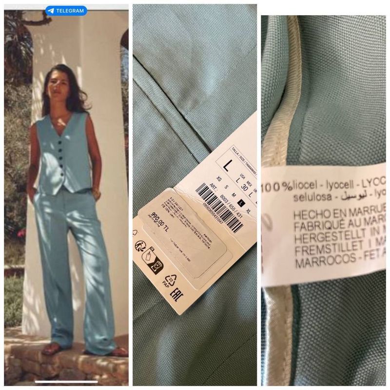 Новые брюки из лиоцела, Zara Новые брюки из лиоцела, Zara