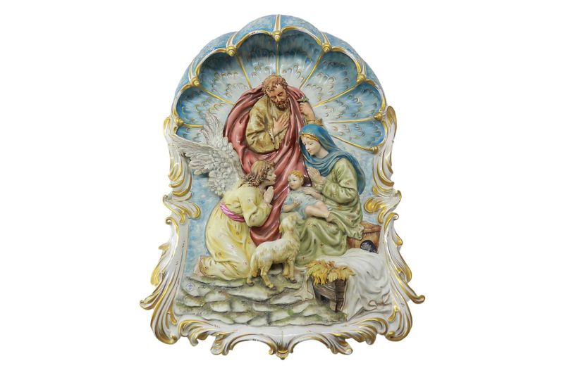 Статуэтка из фарфора Рождение Христа Capodimonte Италия Статуэтка из фарфора Рождение Христа Capodimonte Италия