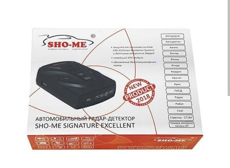Антирадар Sho Me Signature Excellent Б/У Антирадар Sho Me Signature Excellent Б/У