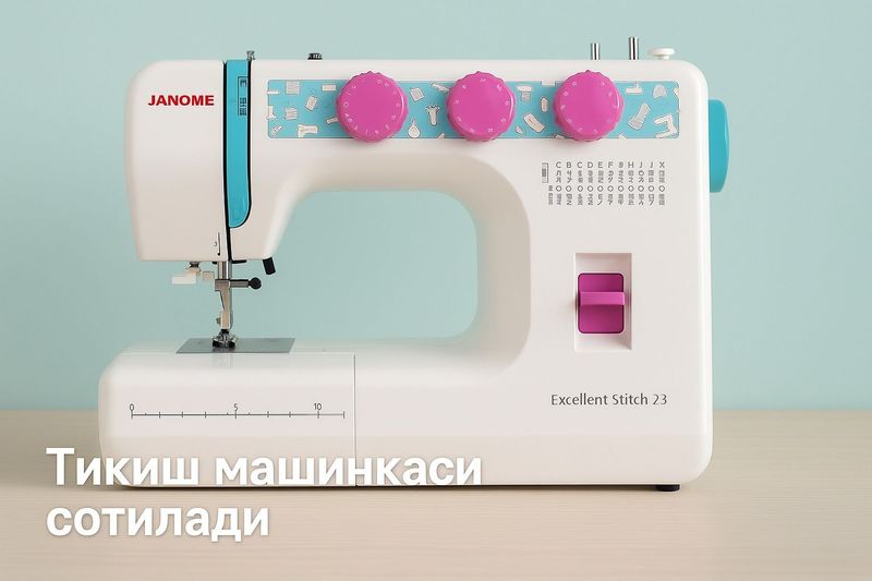 Тикиш машинкаси Janome Excellent Stitch 23 — Сотилади! Тикиш машинкаси Janome Excellent Stitch 23 — Сотилади!