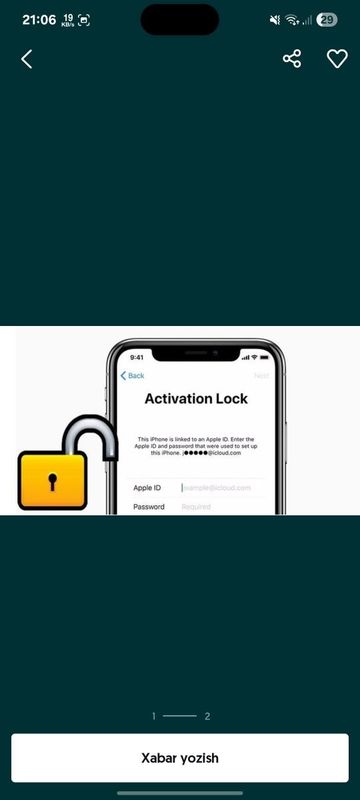Icloud ochib beramiz 5s dan x gacha bypass