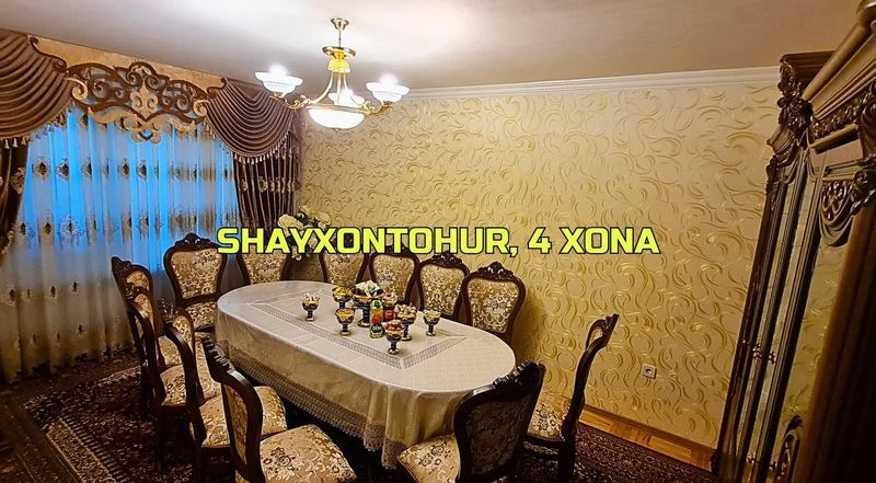 ПРОДАЕТСЯ КВАРТИРА 4/4/4Shayxontohur tumani Xadra massiv