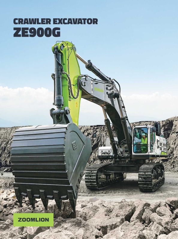 Тяжелый карьерный гусеничный экскаватор Zoomlion ZE900G Тяжелый карьерный гусеничный экскаватор Zoomlion ZE900G