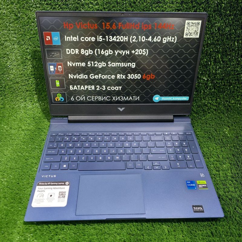 Оптом ва донага hp victus i5 13420h 8gb 512gb rtx 3050 6gb Оптом ва донага hp victus i5 13420h 8gb 512gb rtx 3050 6gb