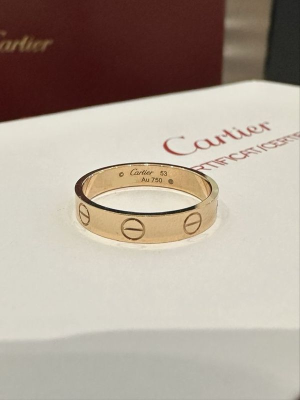 NEw Кольцо Cartier LOVE Small Model B408520