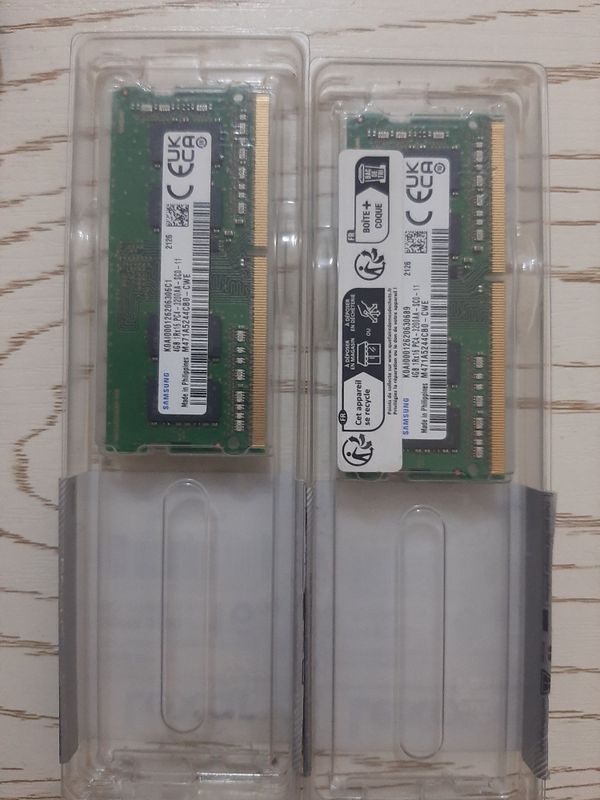 RAM 4GB × 2 Samsung DDR4 (оперативная память, Озу)