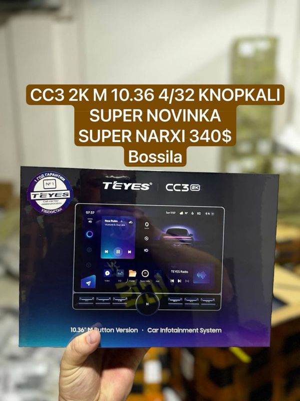 Teyes novinka knopkali + super narxi CC3 2K M 10.36 4/32