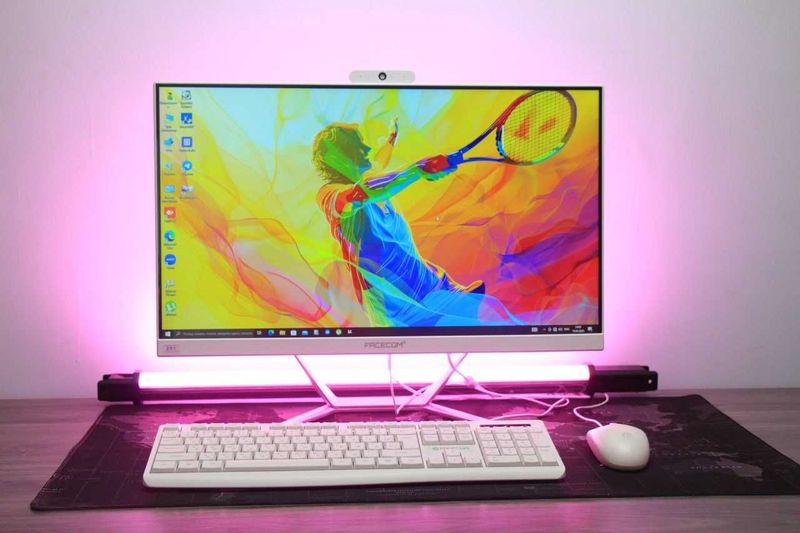 Bomba narxda i5 monoblok sotiladi Oq rangdagi Facecom Wifi kalonka