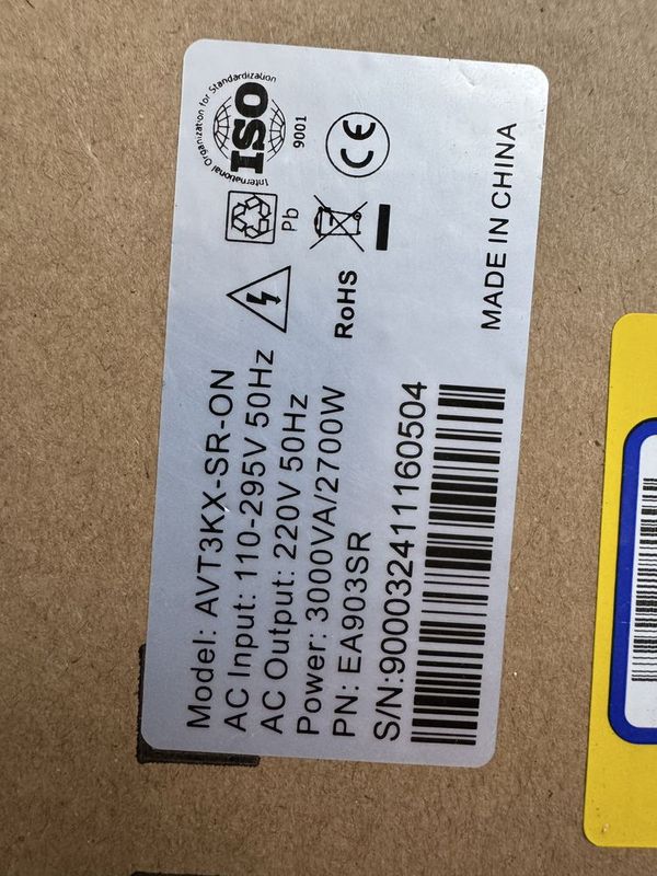 UPS AVT3000X-sr-on UPS AVT3000X-sr-on