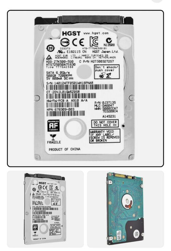 HDD 500gb для ноутбука HGTS HDD 500gb для ноутбука HGTS