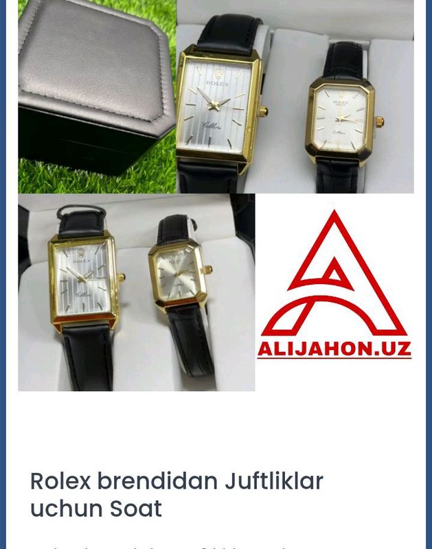 Rolex brendidan Juftliklar uchun Soat