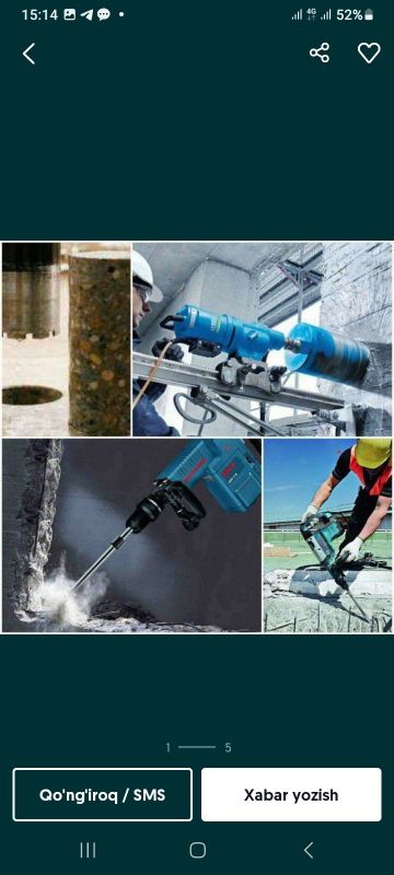 Beton tashish buzish va kesish Beton tashish buzish va kesish