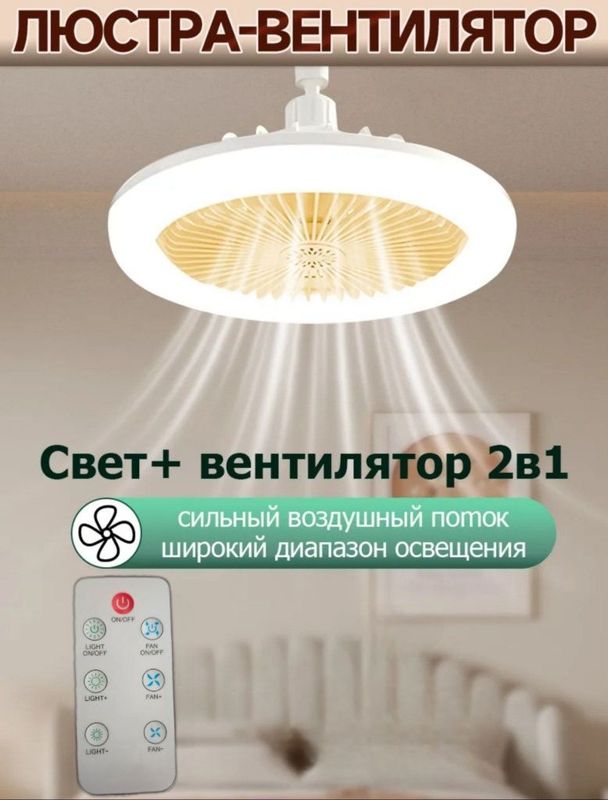 Люстра вентилятор с пультом Люстра вентилятор с пультом