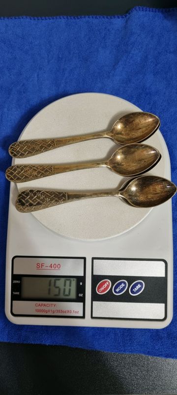 Серебряные чайные ложки проба 875 Серебряные чайные ложки проба 875