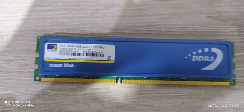 DDR3 operativka 4gb yangi telegramda yozila