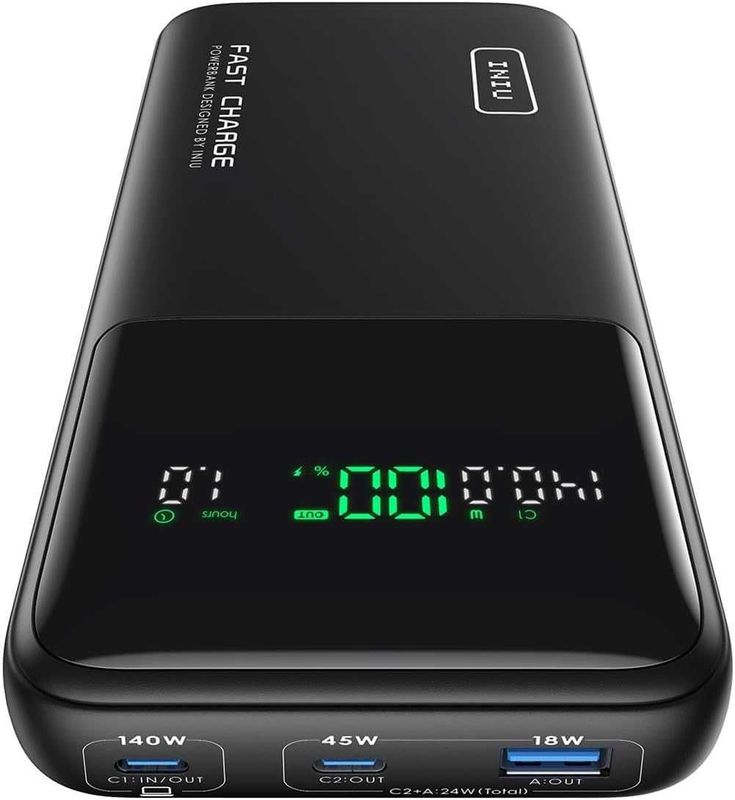 Внешнее зарядное устройство (power bank) INIU 140W 27000mAh