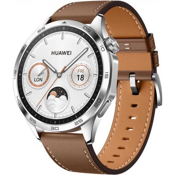 Смарт-часы Huawei Watch GT 4 46mm Classic Brown Leather