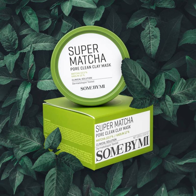 Глиняная маска с чаем матча Some By Mi Super Matcha Pore Clean Clay Mask