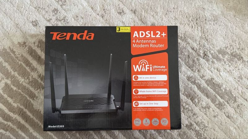 Tenda N300 router modem 4 antennas