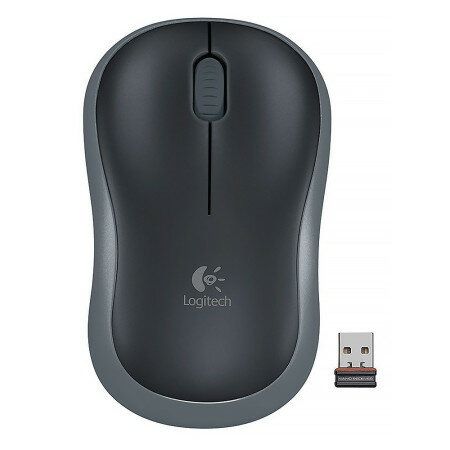Мышь Logitech Wireless Mouse M185 SWIFT GREY USB