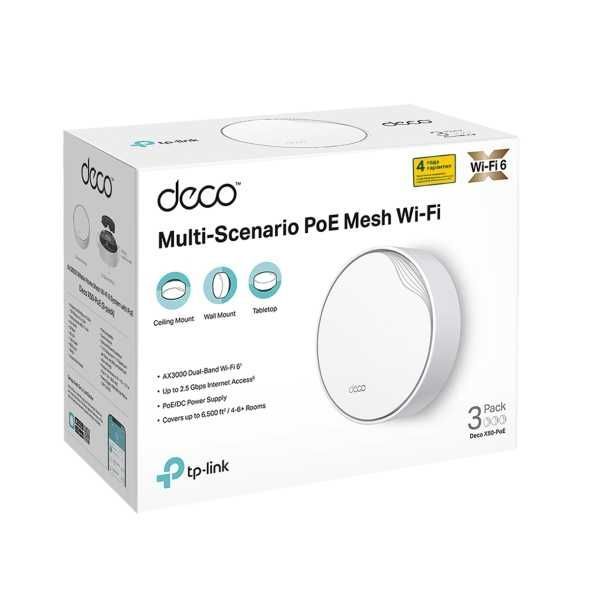 Wi-Fi роутер Tp-link Deco X50 Poe (3-pack)