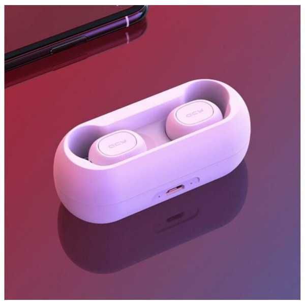 Беспроводные наушники Xiaomi QCY-T1C TWS Earbuds (белый) Беспроводные наушники Xiaomi QCY-T1C TWS Earbuds (белый)