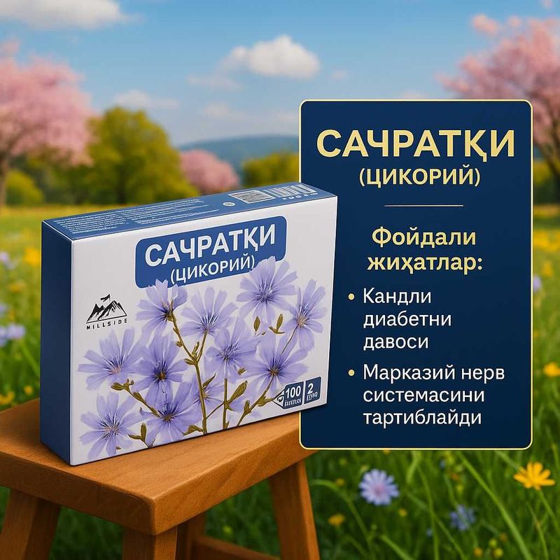 САЧРАТКИ – Травяной чай на основе цикория САЧРАТКИ – Травяной чай на основе цикория