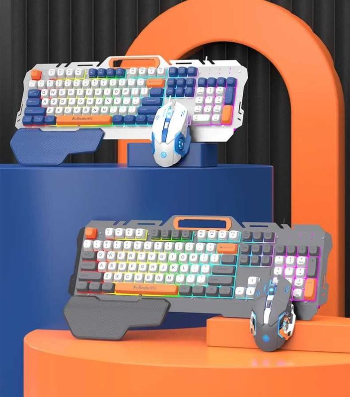 Механическая Игровая Клавиатура и мышка K-Snake Km-160 Механическая Игровая Клавиатура и мышка K-Snake Km-160