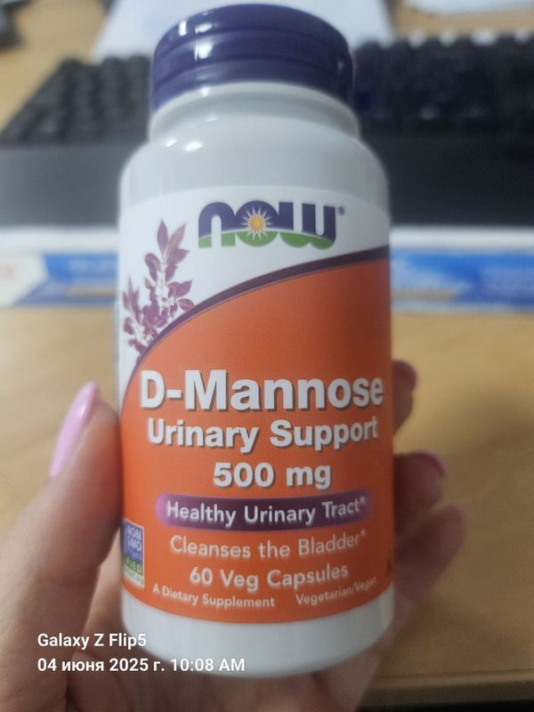Д-манноза 500мг, NOW Foods Д-манноза 500мг, NOW Foods